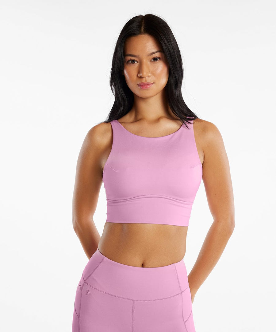 Here To There Longline Bra | Women's Pop of Pink