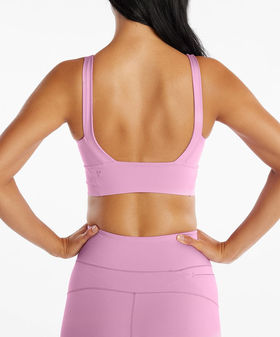 Here To There Longline Bra | Women's Pop of Pink