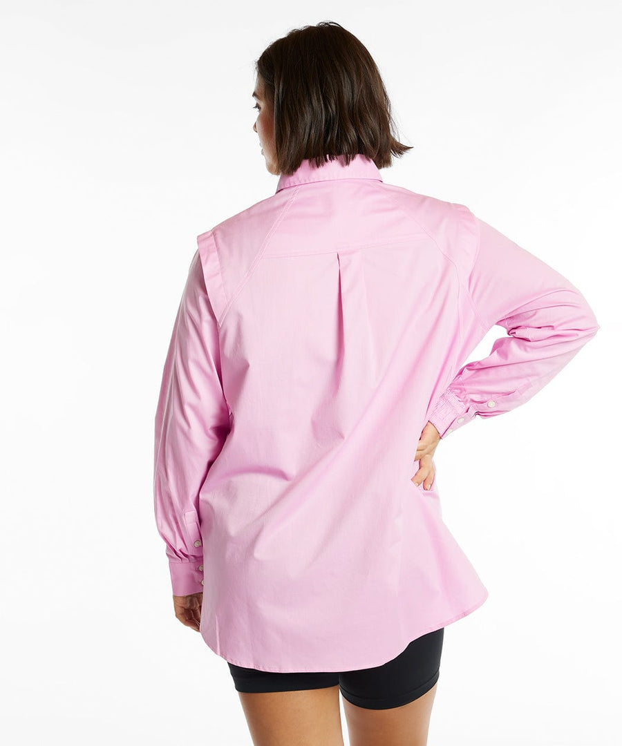 All Buttoned Up Shirt | Women's Pop of Pink