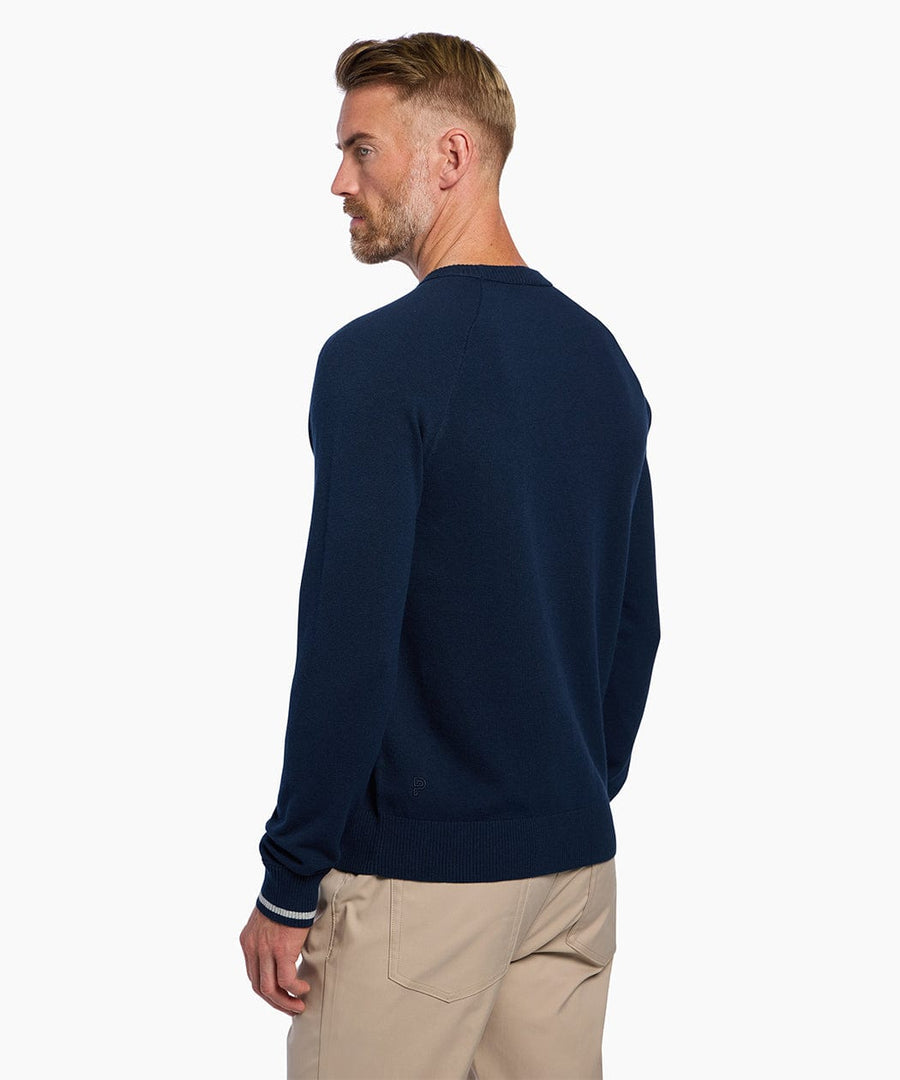 Courtside Crewneck | Men's Deep Navy