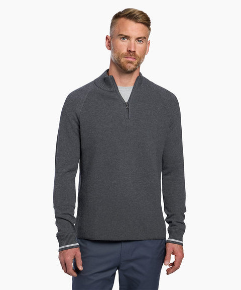 Public Rec Sweatshirts Courtside Quarter Zip | Men's Heather Charcoal Heather Charcoal / S