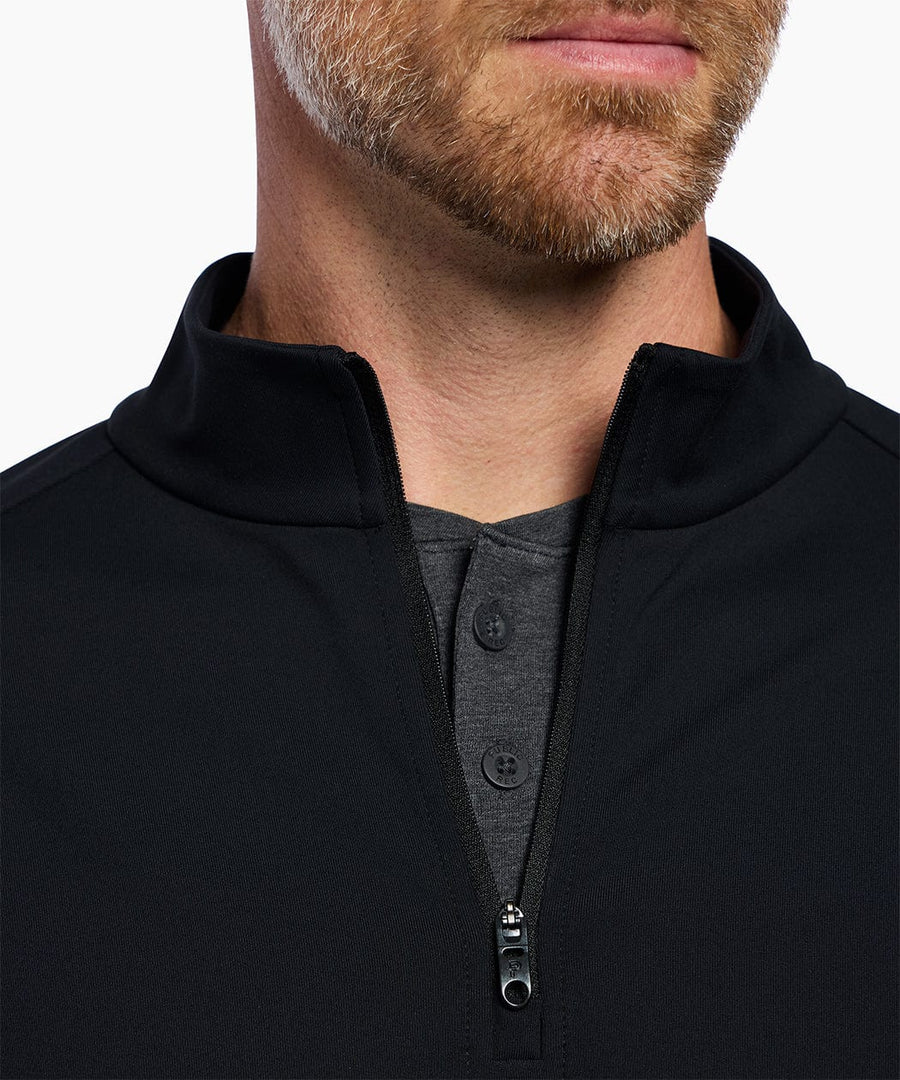 Fourth Quarter Zip | Men's Black