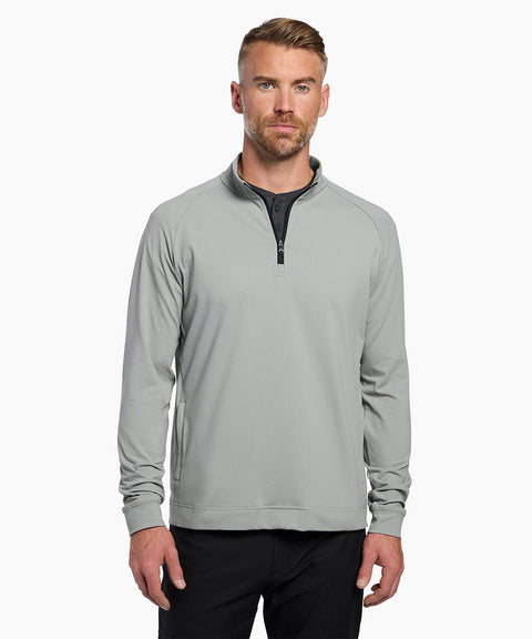 Public Rec Sweatshirts Fourth Quarter Zip | Men's Fog Fog / S