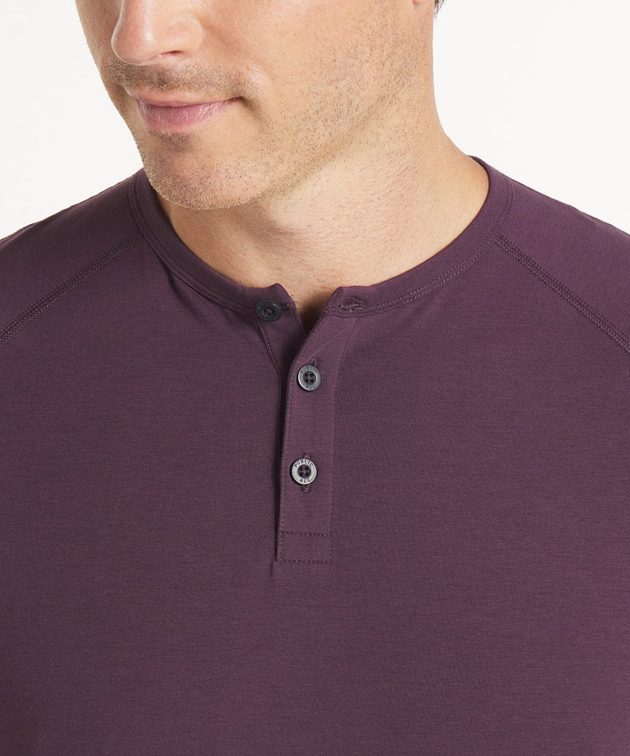 Go-To Long Sleeve Henley | Men's Blackberry