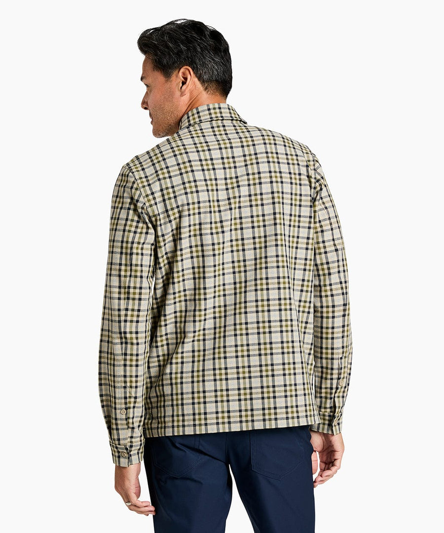 Stretch Thermal Button Down | Men's Grant Check