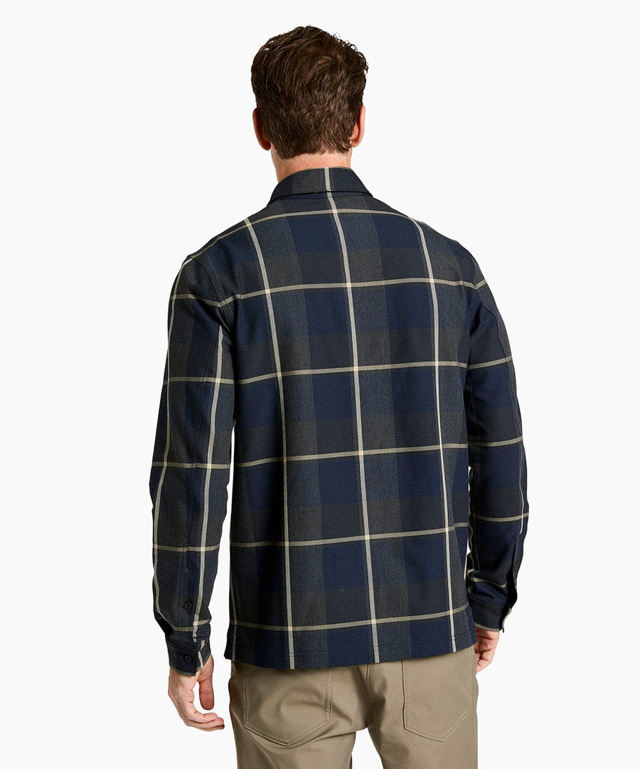 Stretch Thermal Button Down | Men's Lakeshore Plaid