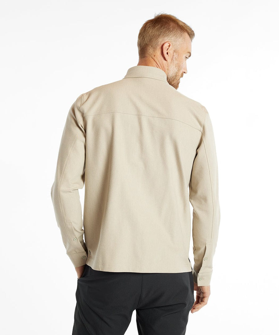 Stretch Thermal Button Down | Men's Silver Sage