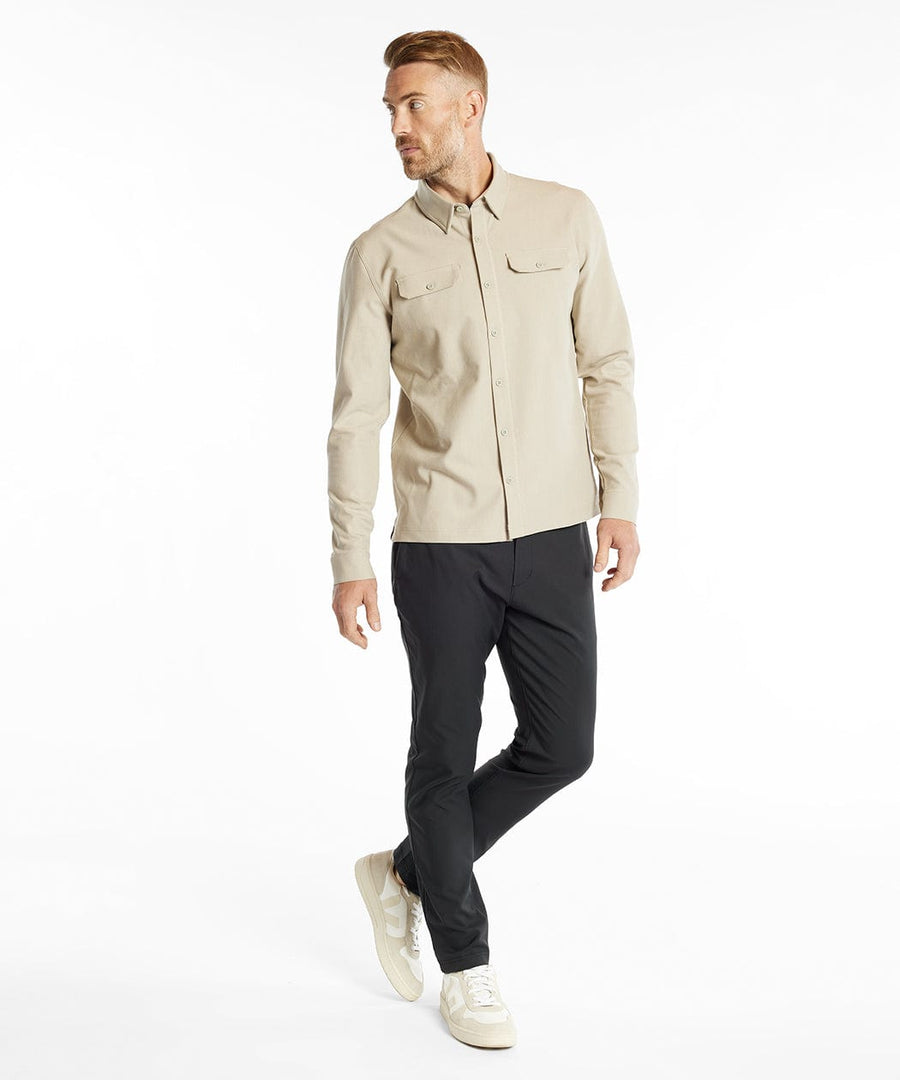 Stretch Thermal Button Down | Men's Silver Sage