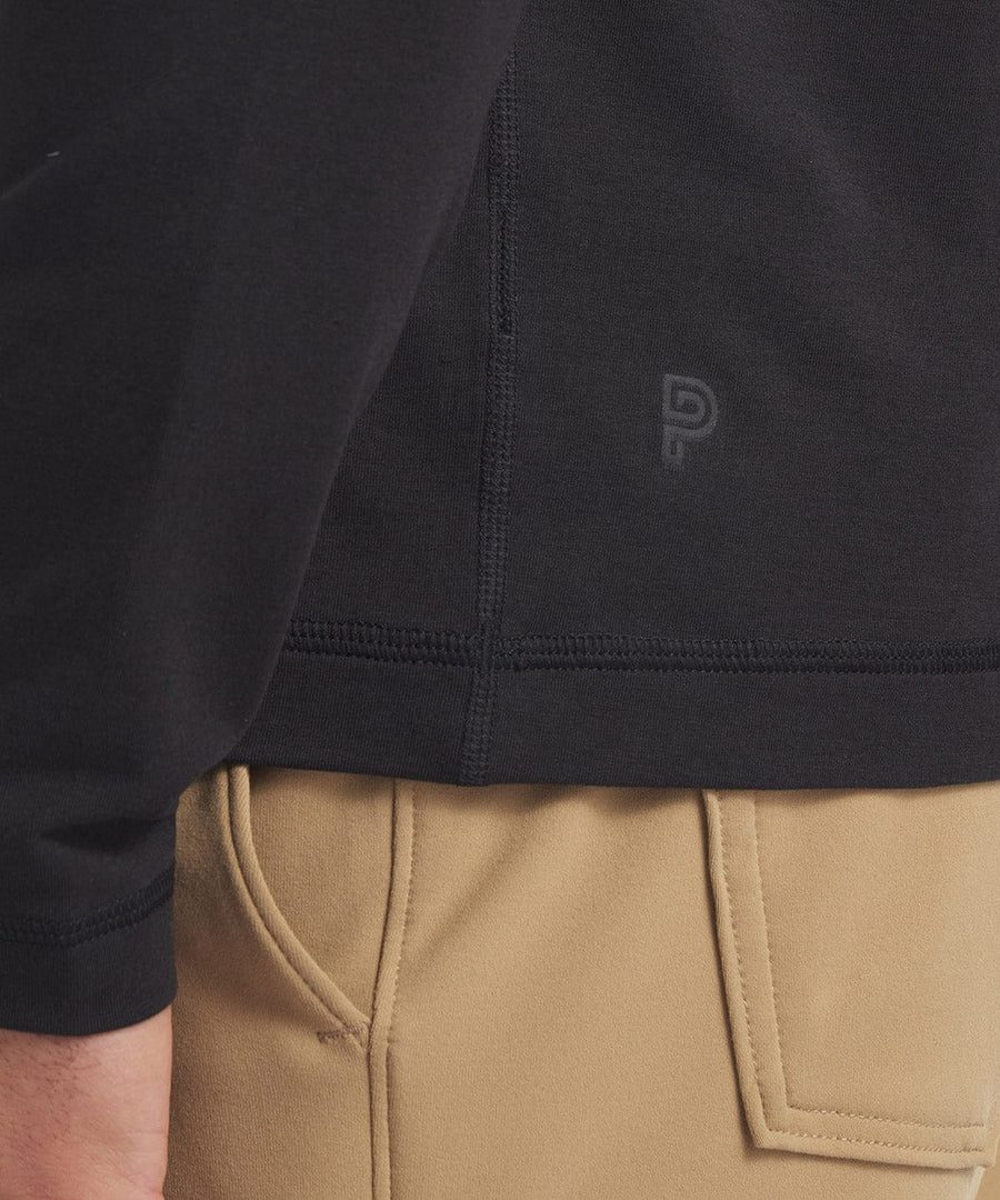 Go-To Long Sleeve Henley | Men's Black