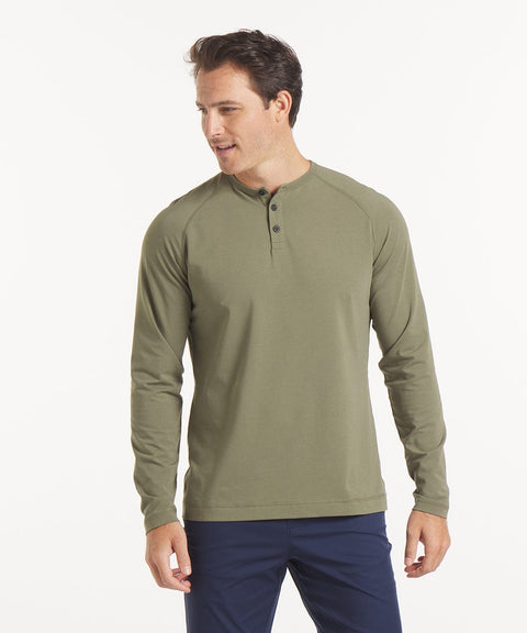 Public Rec Henleys Go-To Long Sleeve Henley | Men's Cypress Cypress / S