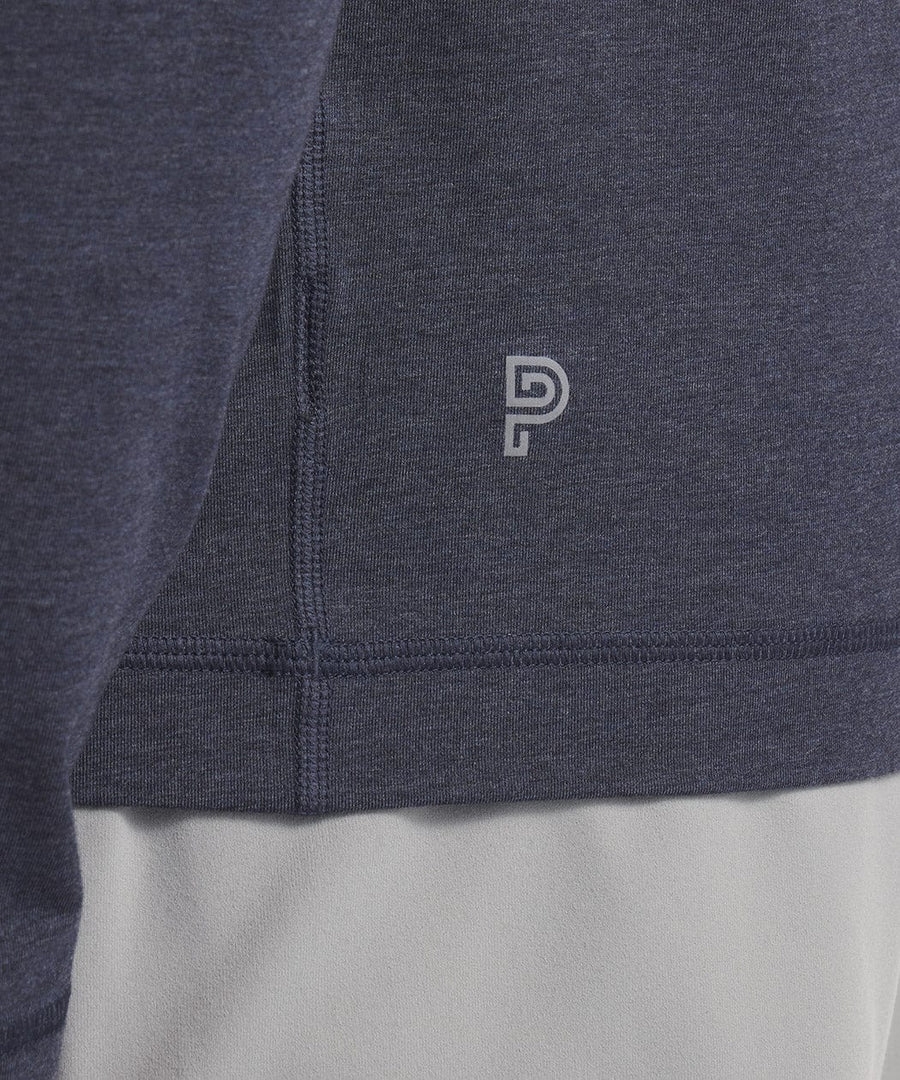 Go-To Long Sleeve Henley | Men's Heather Navy