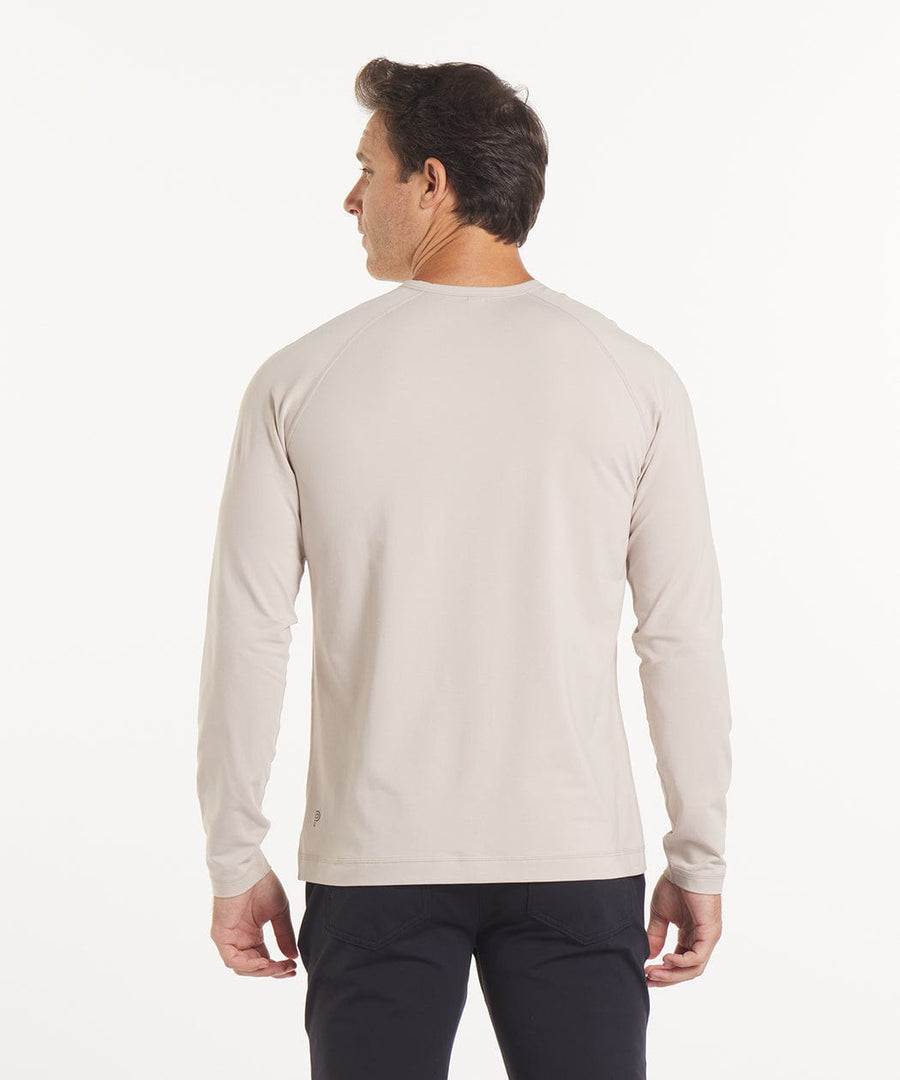 Go-To Long Sleeve Henley | Men's Stone