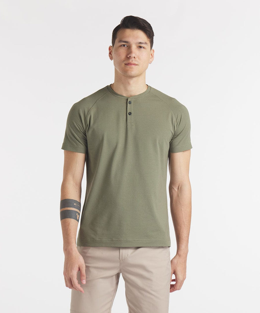 Go-To Short Sleeve Henley | Men's Cypress