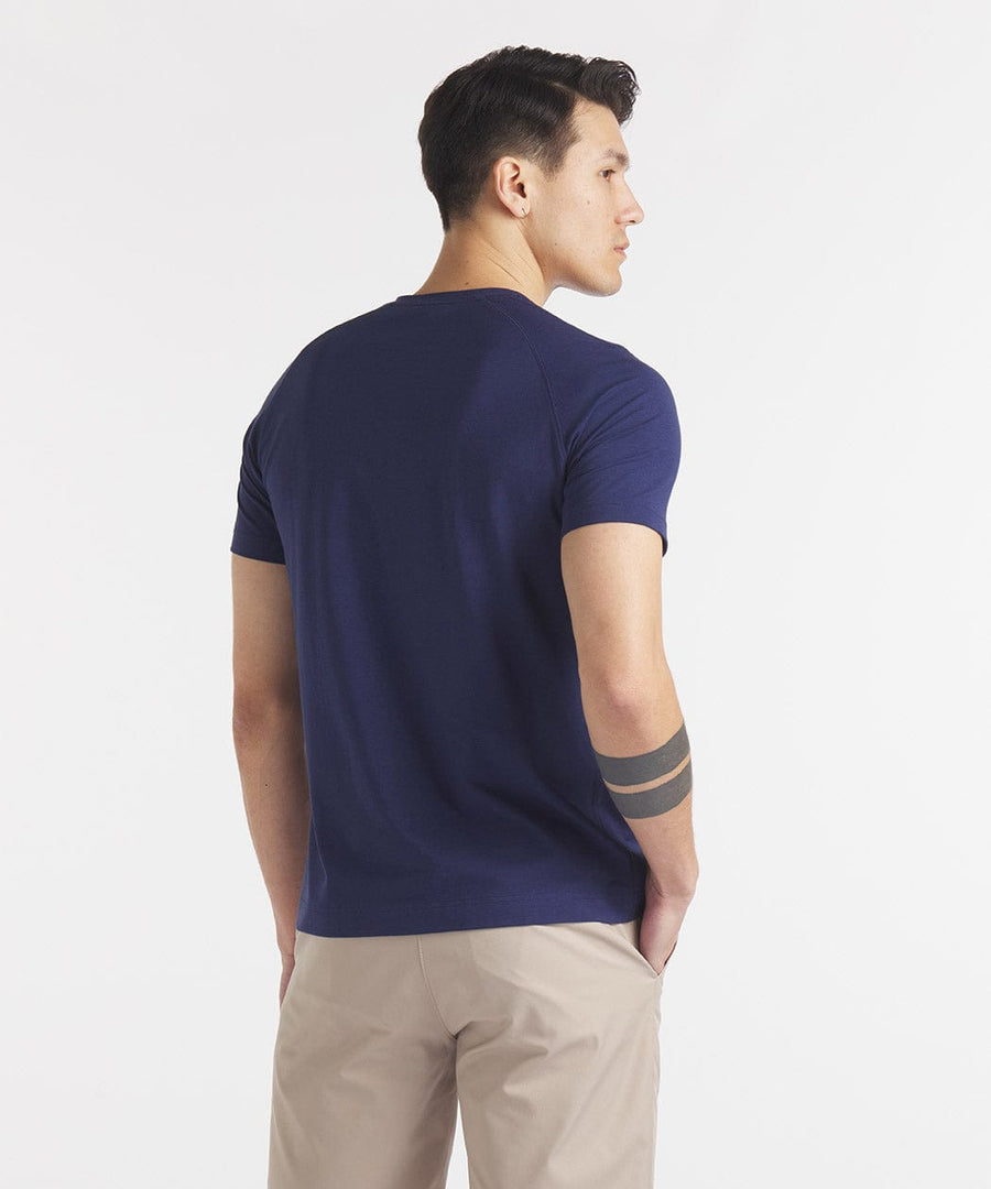 Go-To Short Sleeve Henley | Men's Deep Navy