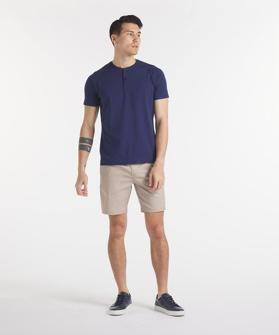 Go-To Short Sleeve Henley | Men's Deep Navy