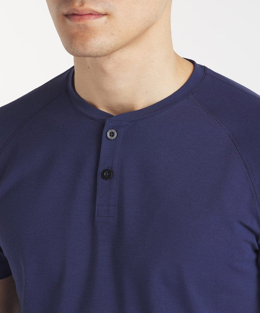 Go-To Short Sleeve Henley | Men's Deep Navy