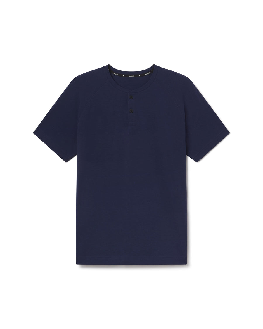 Go-To Short Sleeve Henley | Men's Deep Navy