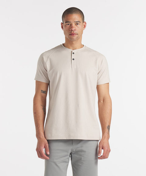 Public Rec Henleys Go-To Short Sleeve Henley | Men's Stone Stone / S