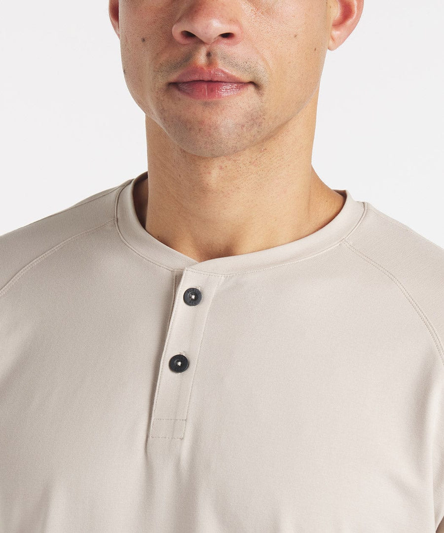 Go-To Short Sleeve Henley | Men's Stone