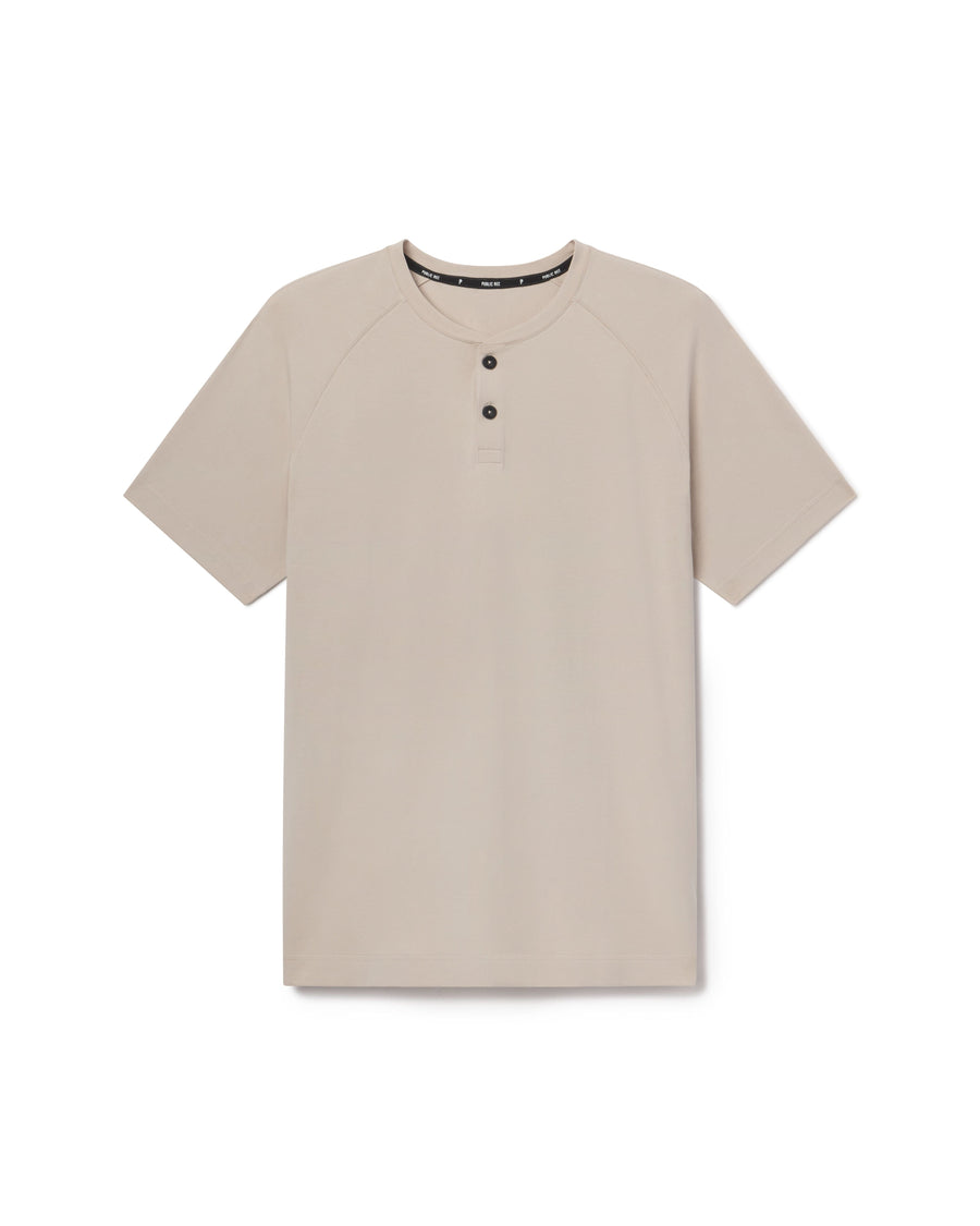 Go-To Short Sleeve Henley | Men's Stone