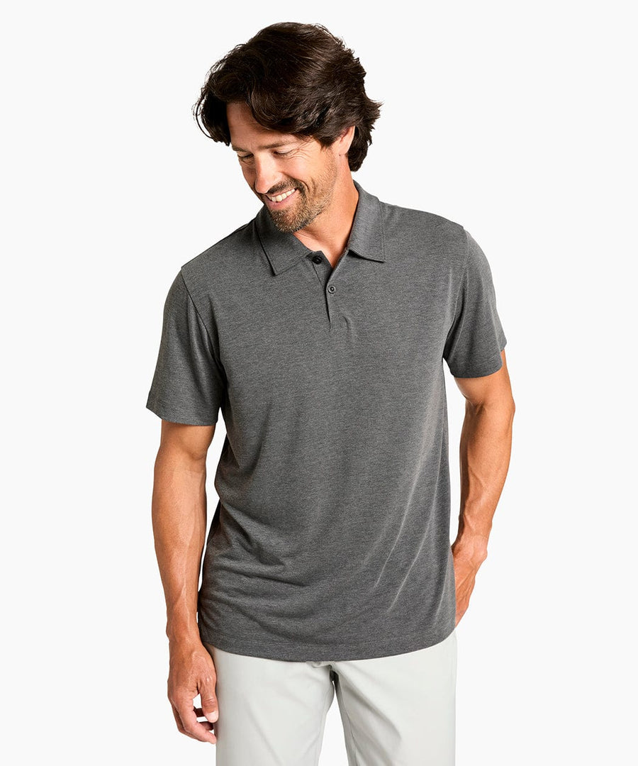Adapt Polo | Men's Heather Charcoal