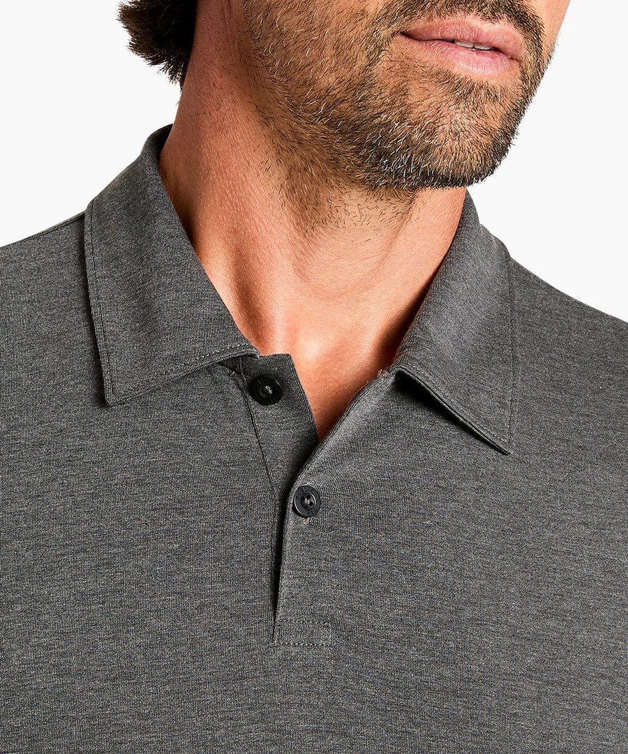 Adapt Polo | Men's Heather Charcoal