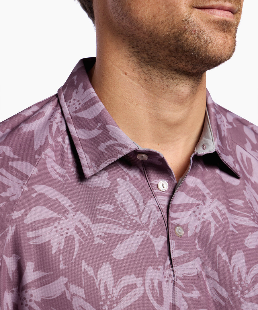 All Fore It Polo | Men's Deep Hibiscus