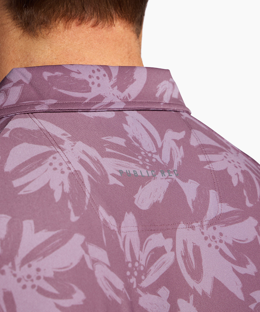 All Fore It Polo | Men's Deep Hibiscus