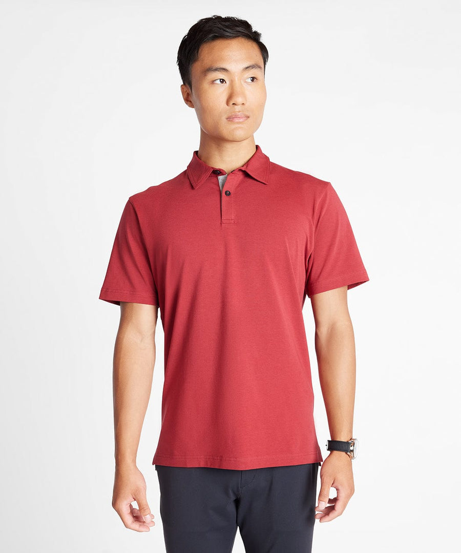 Go-To Polo | Men's Cranberry