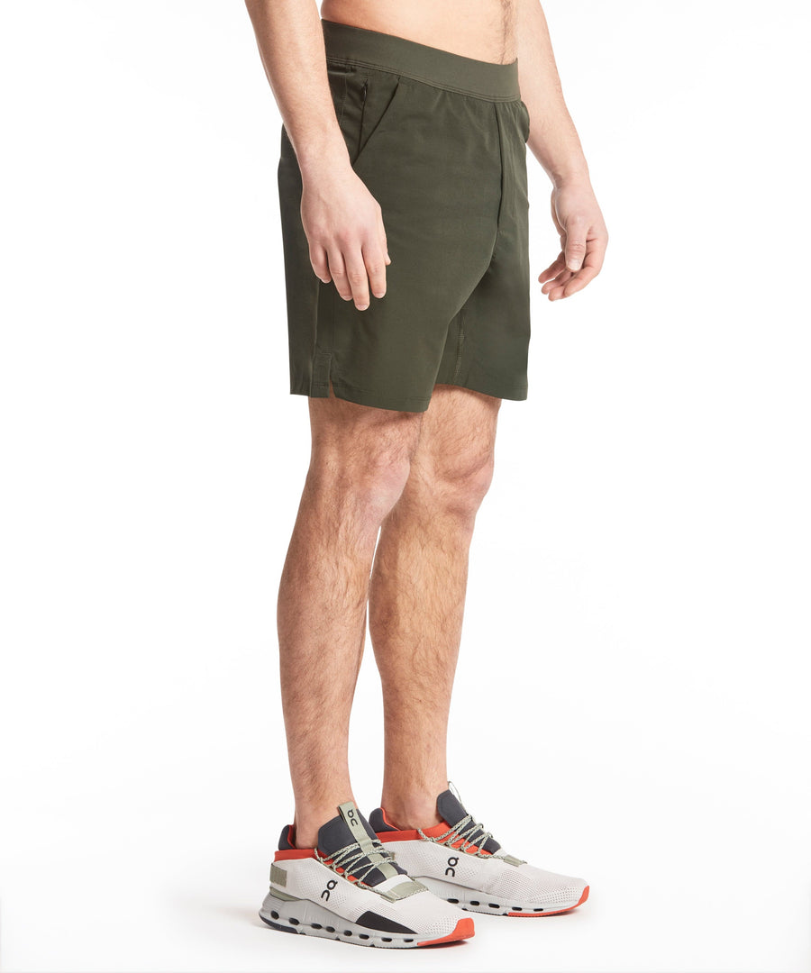 Flex Short (Lined) | Men's Brushed Dark Olive