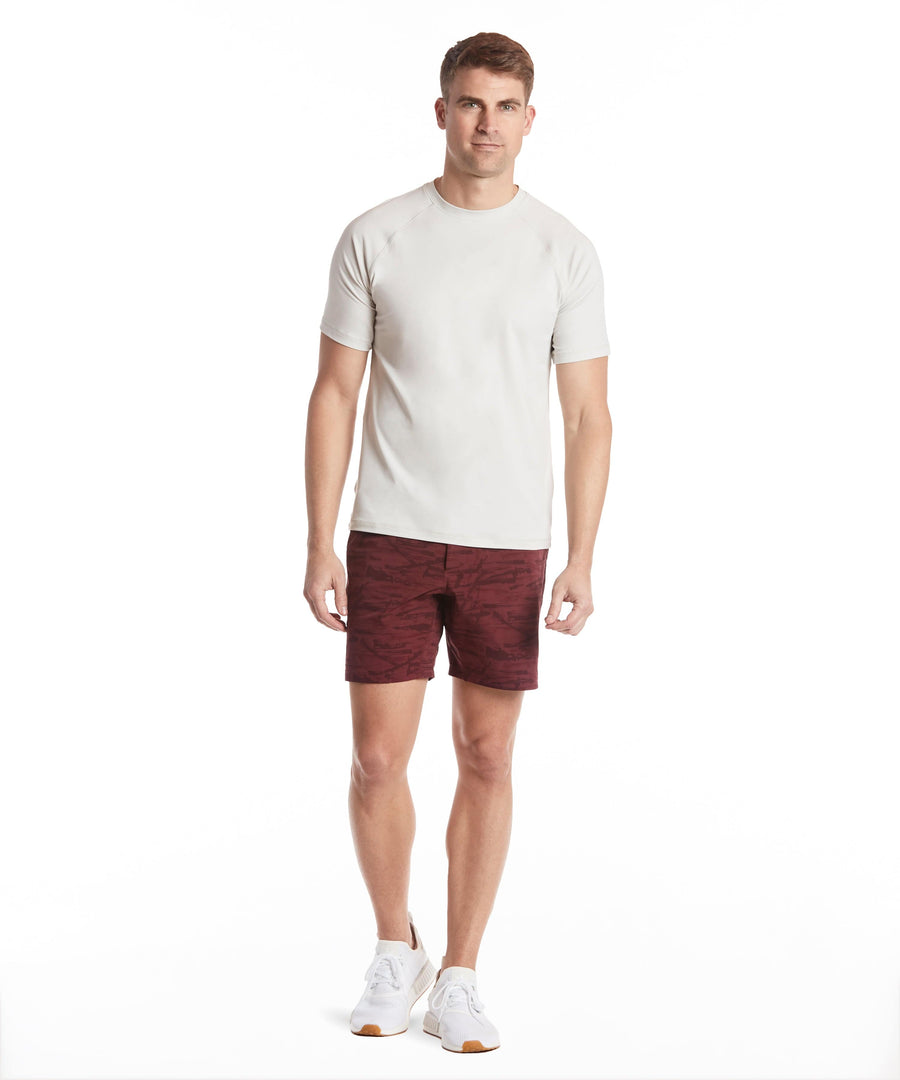 Flex Short (Lined) | Men's Brushed Maroon