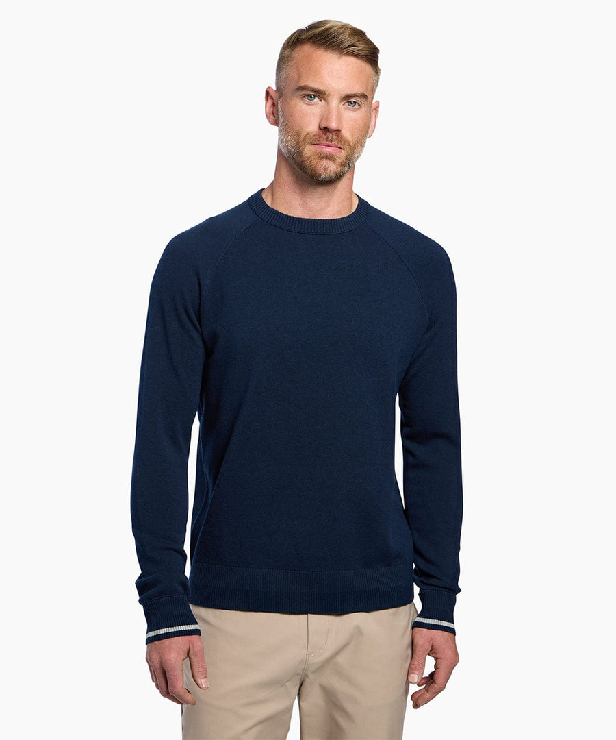 Courtside Crewneck | Men's Deep Navy