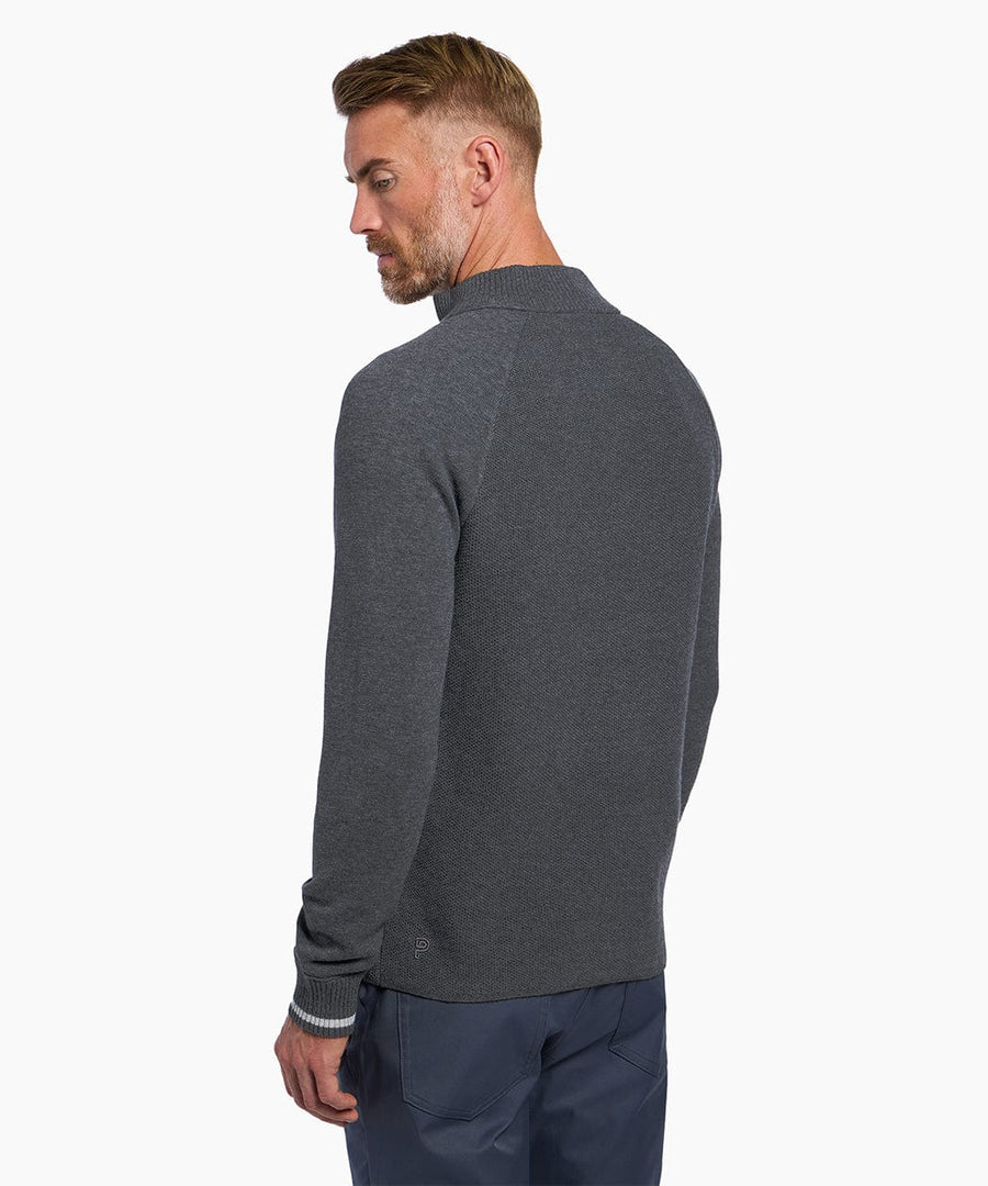 Courtside Quarter Zip | Men's Heather Charcoal