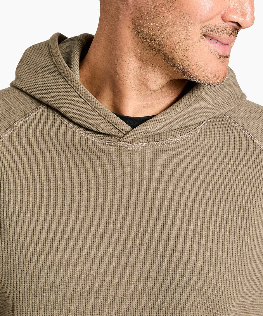 Waffle-Knit Hoodie | Men's Ash