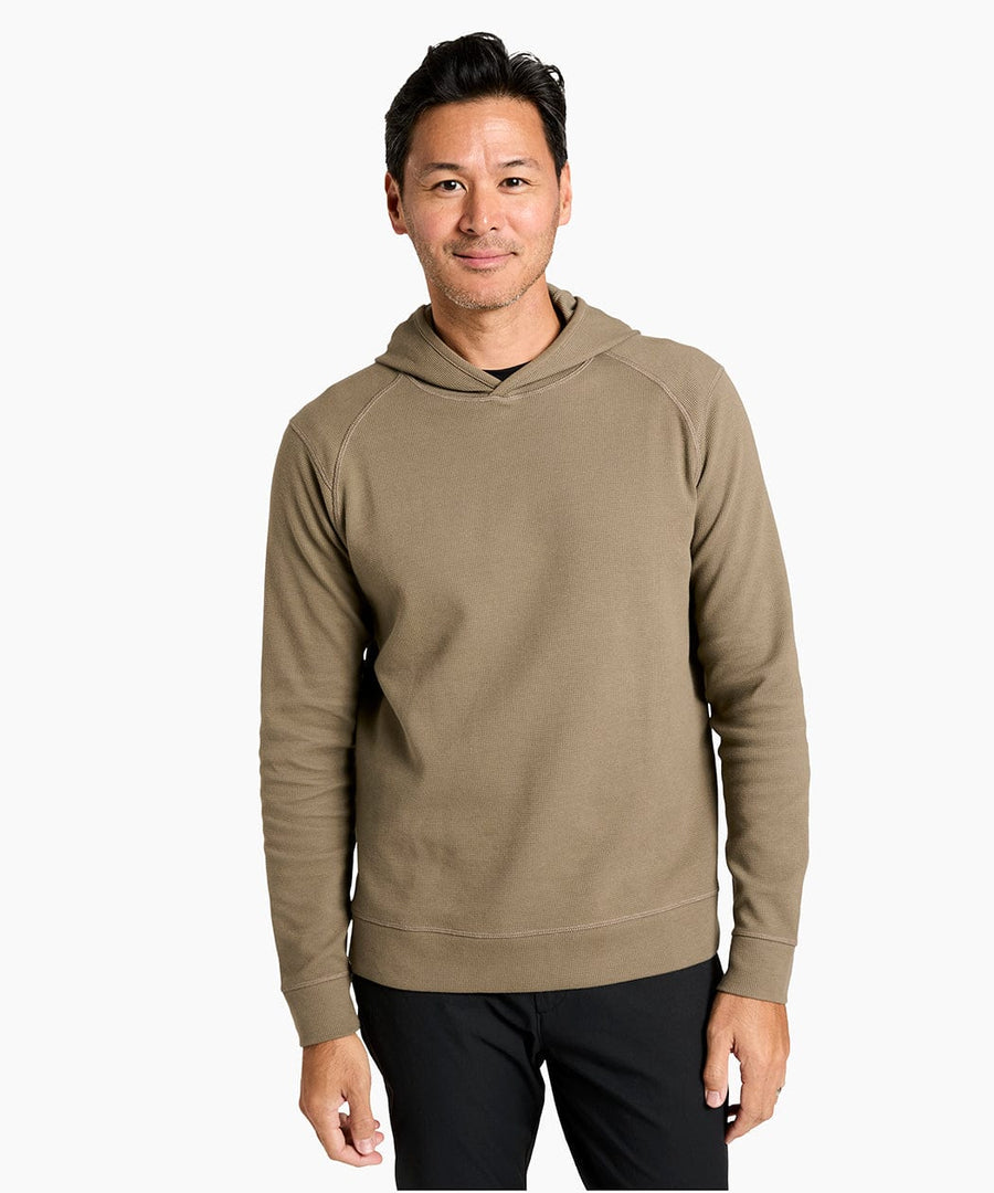 Waffle-Knit Hoodie | Men's Ash