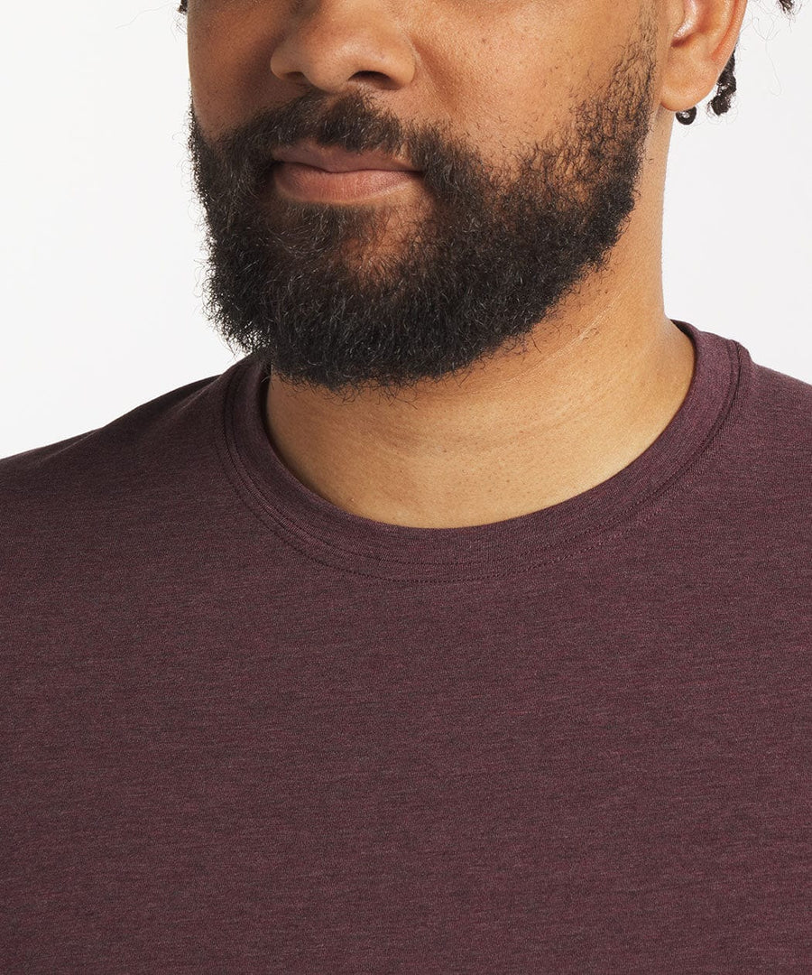 Go-To Crew | Men's Heather Burgundy