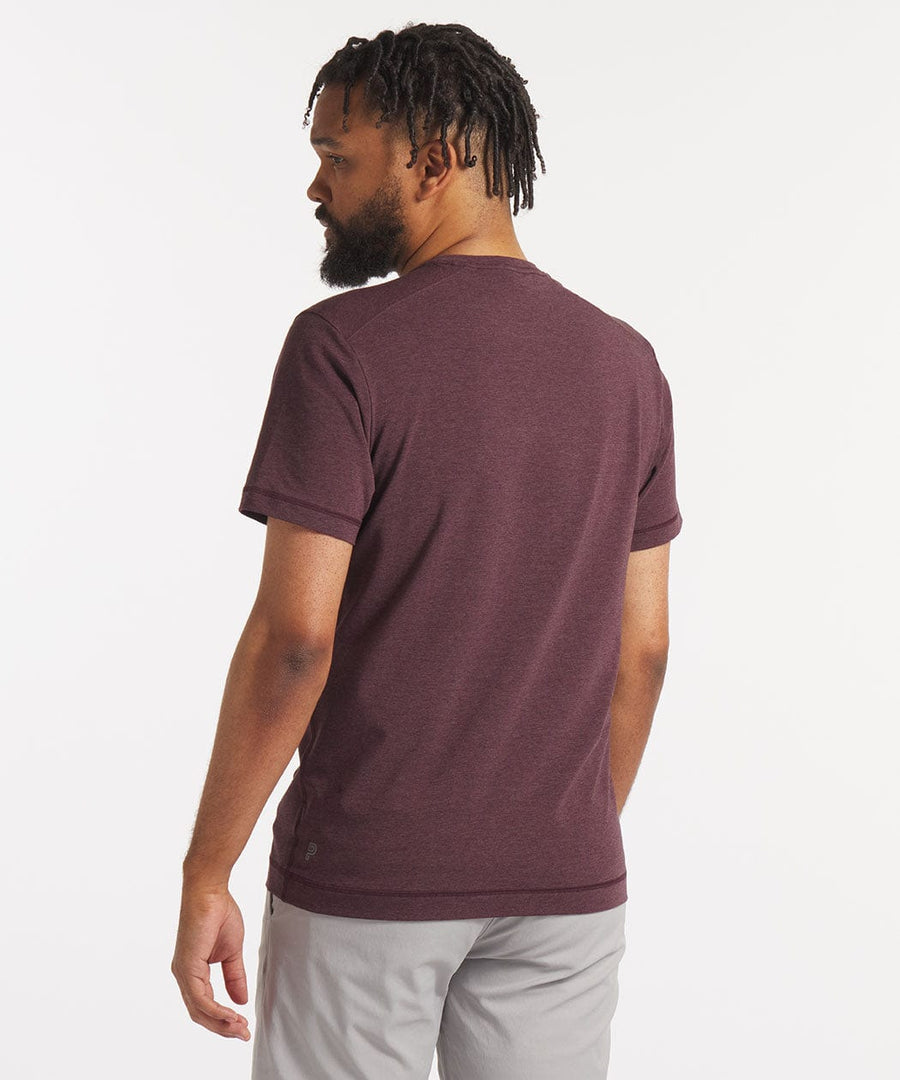 Go-To Crew | Men's Heather Burgundy