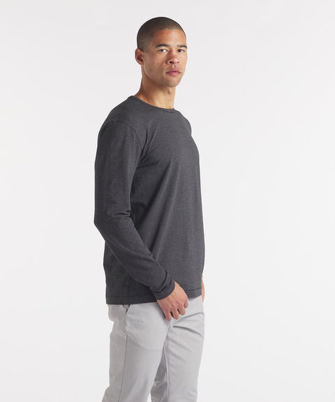 Public Rec T-Shirts Go-To Long Sleeve | Men's Heather Charcoal Heather Charcoal / S