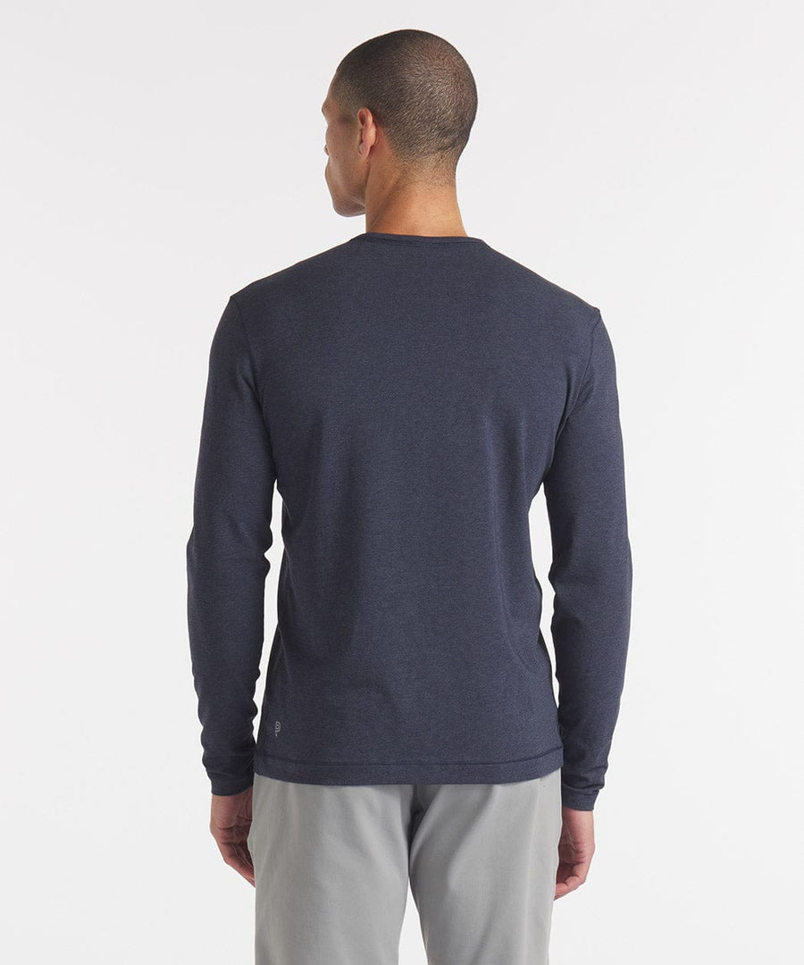 Go-To Long Sleeve | Men's Heather Navy