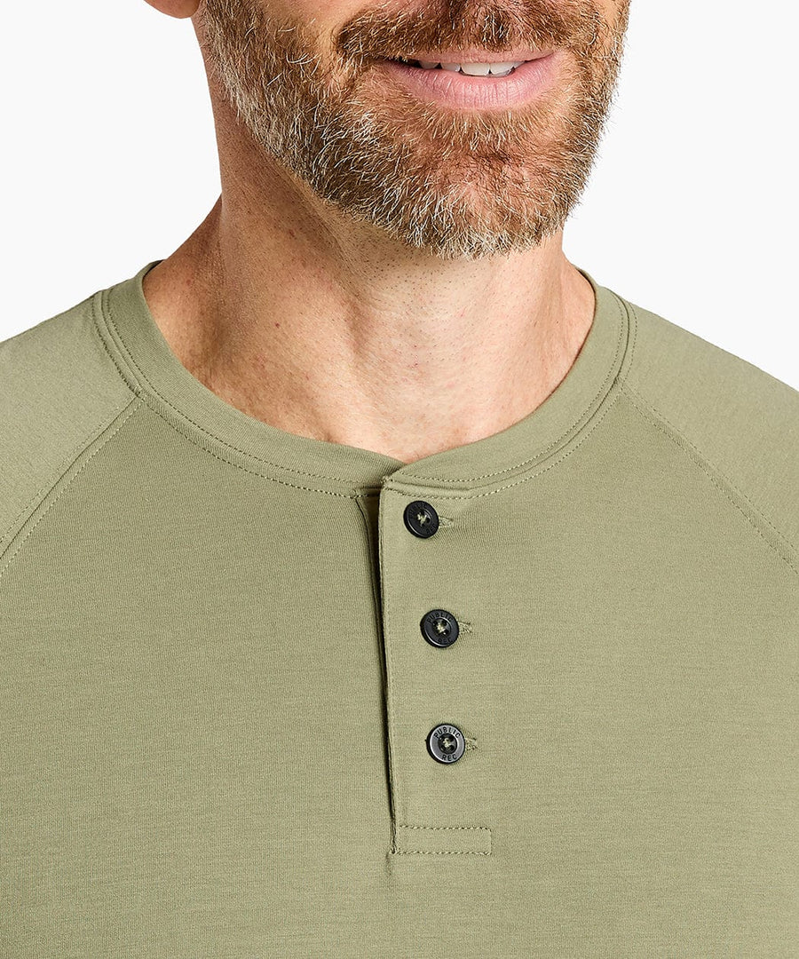 Adapt Long Sleeve Henley | Men's Cypress