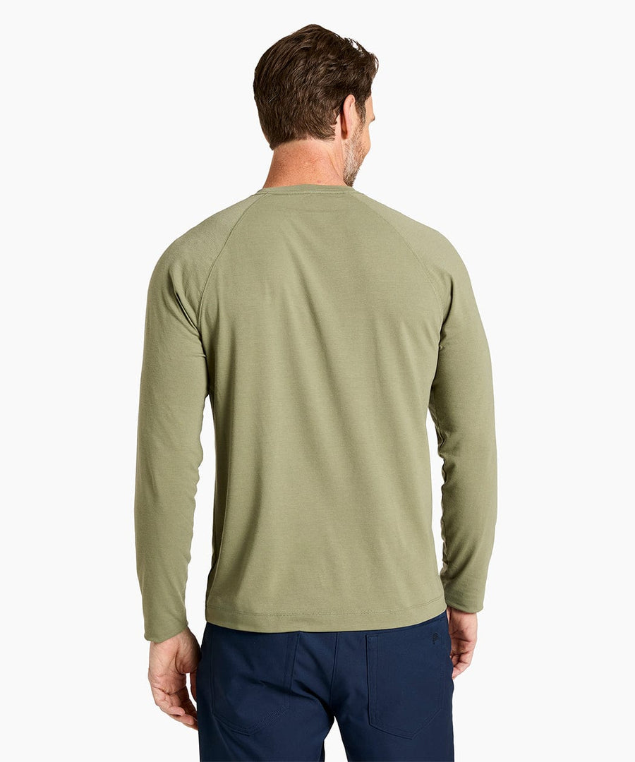 Adapt Long Sleeve Henley | Men's Cypress