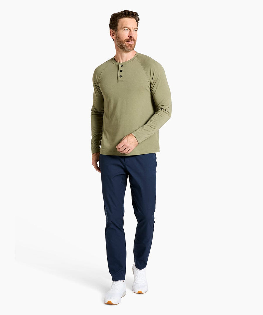 Adapt Long Sleeve Henley | Men's Cypress