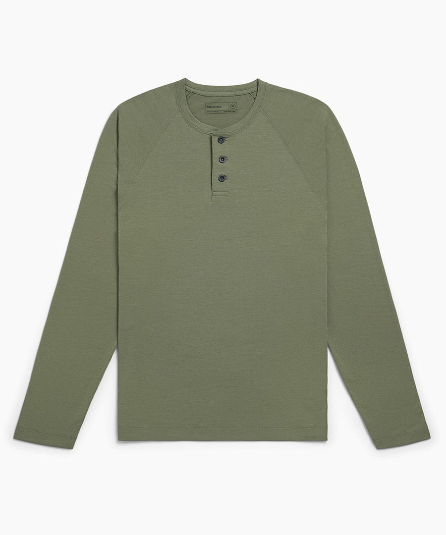 Adapt Long Sleeve Henley | Men's Cypress