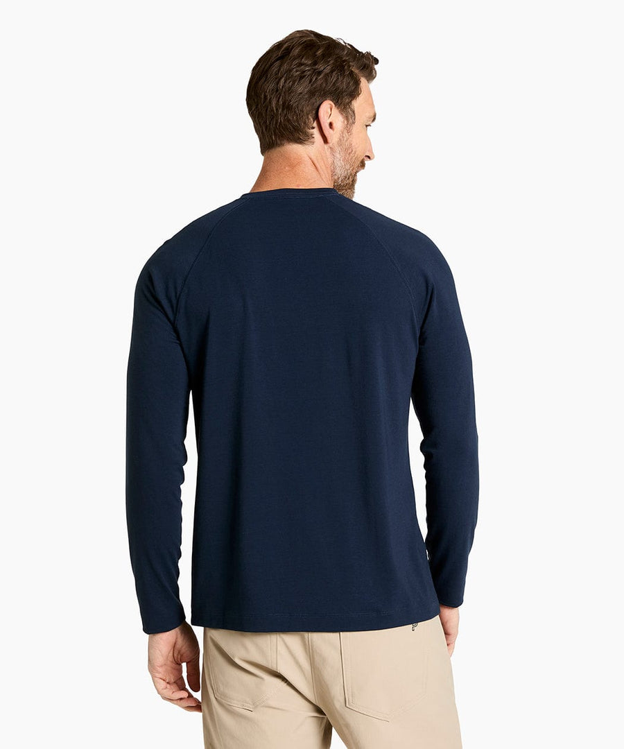 Adapt Long Sleeve Henley | Men's Navy