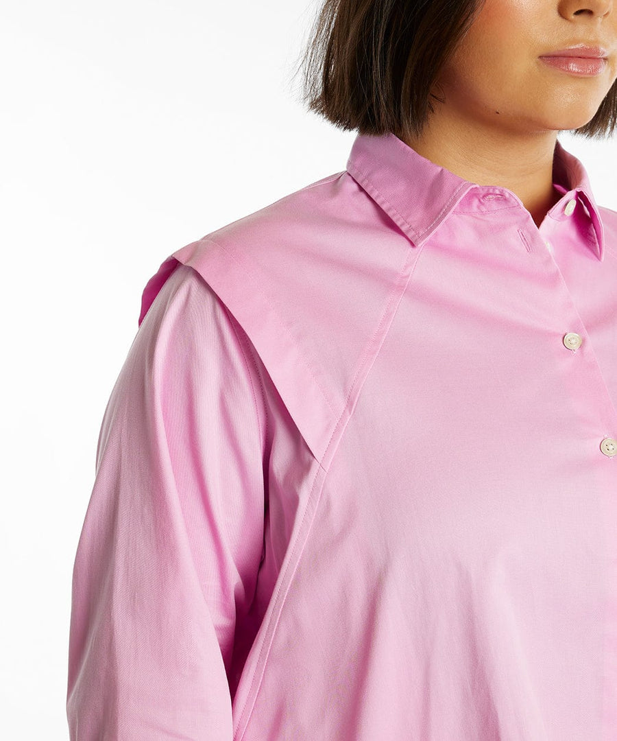 All Buttoned Up Shirt | Women's Pop of Pink