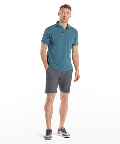 Elevate Polo | Men's Heather Tidal Teal