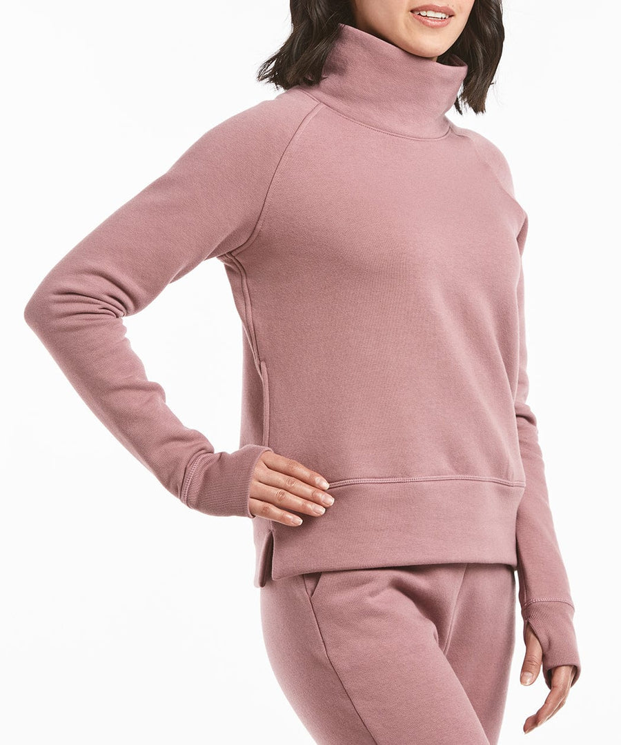 Luxe Fleece Pullover | Women's Mauve