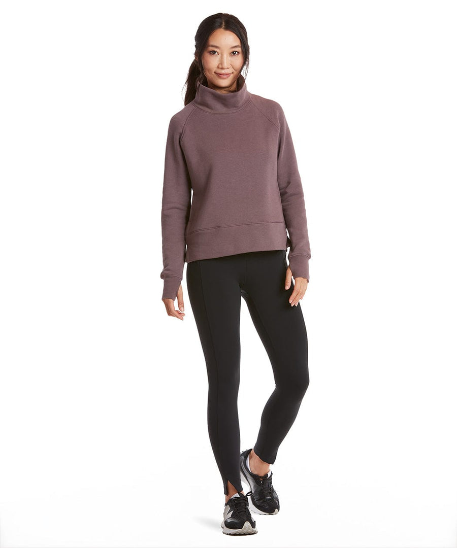 Luxe Fleece Pullover | Women's Smokey Plum