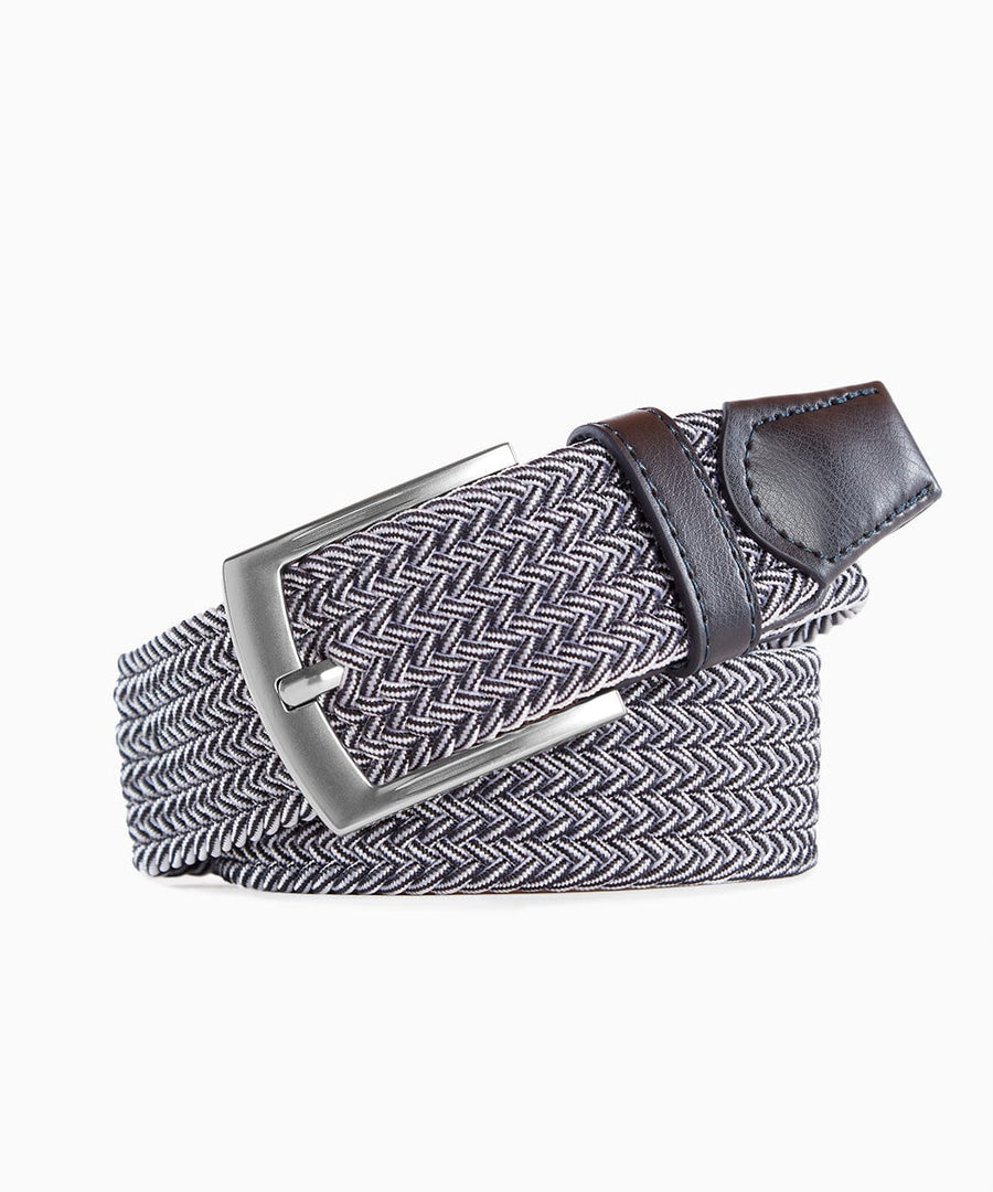 Made To Move Belt | Men's Silver Navy