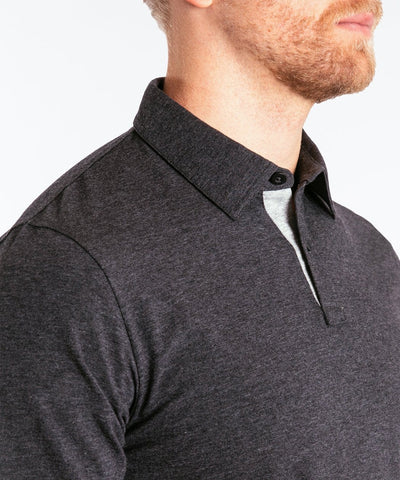 Go-To Polo | Men's Heather Charcoal